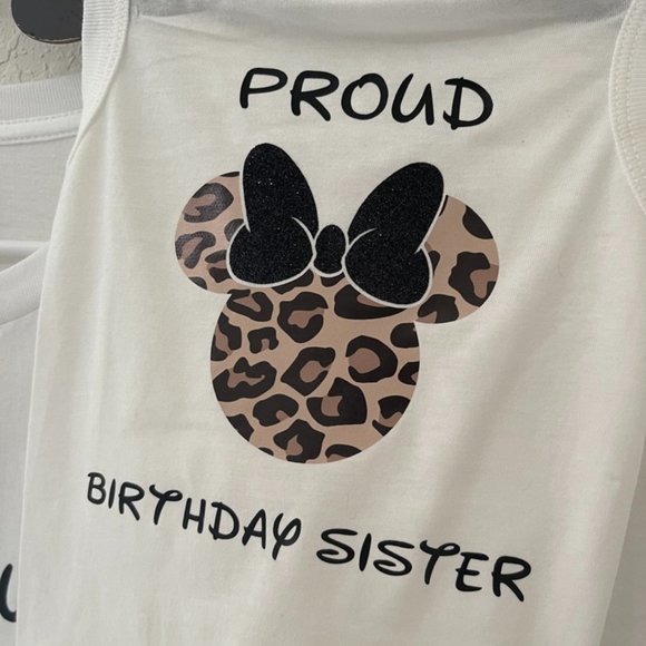 Custom Minnie Mouse cheetah dog shirt - Picture 4 of 4